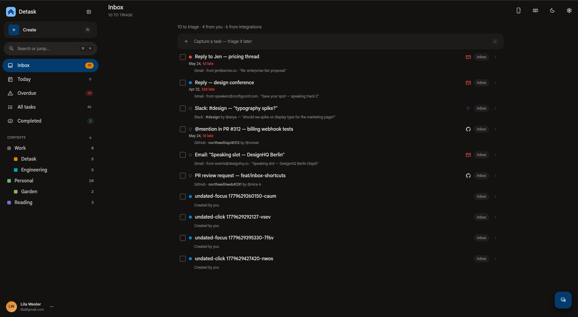 TaskDriver app screenshot
